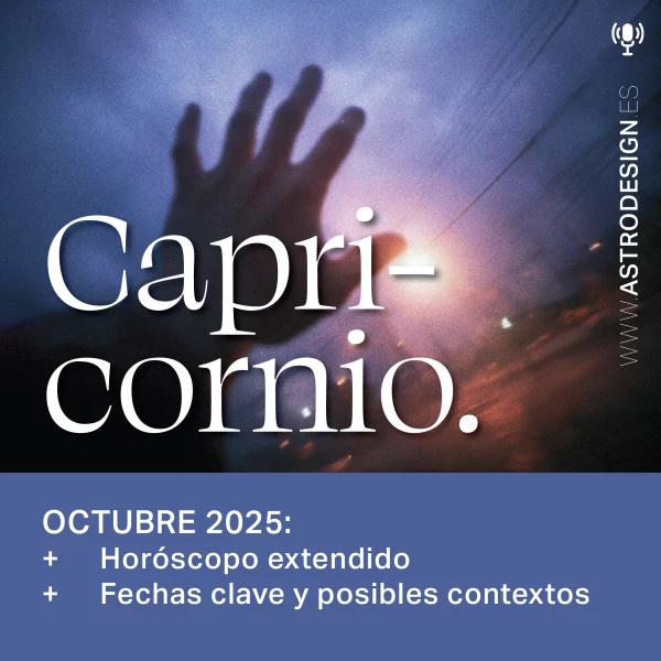 CAPRICORNIO ♑️ Octubre 2025 Horóscopo Extendido