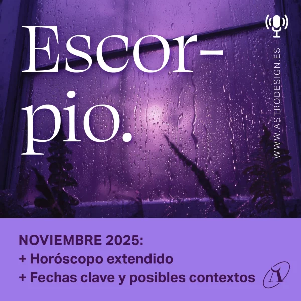 ESCORPIO ♏️ Noviembre 2025 Horóscopo Extendido