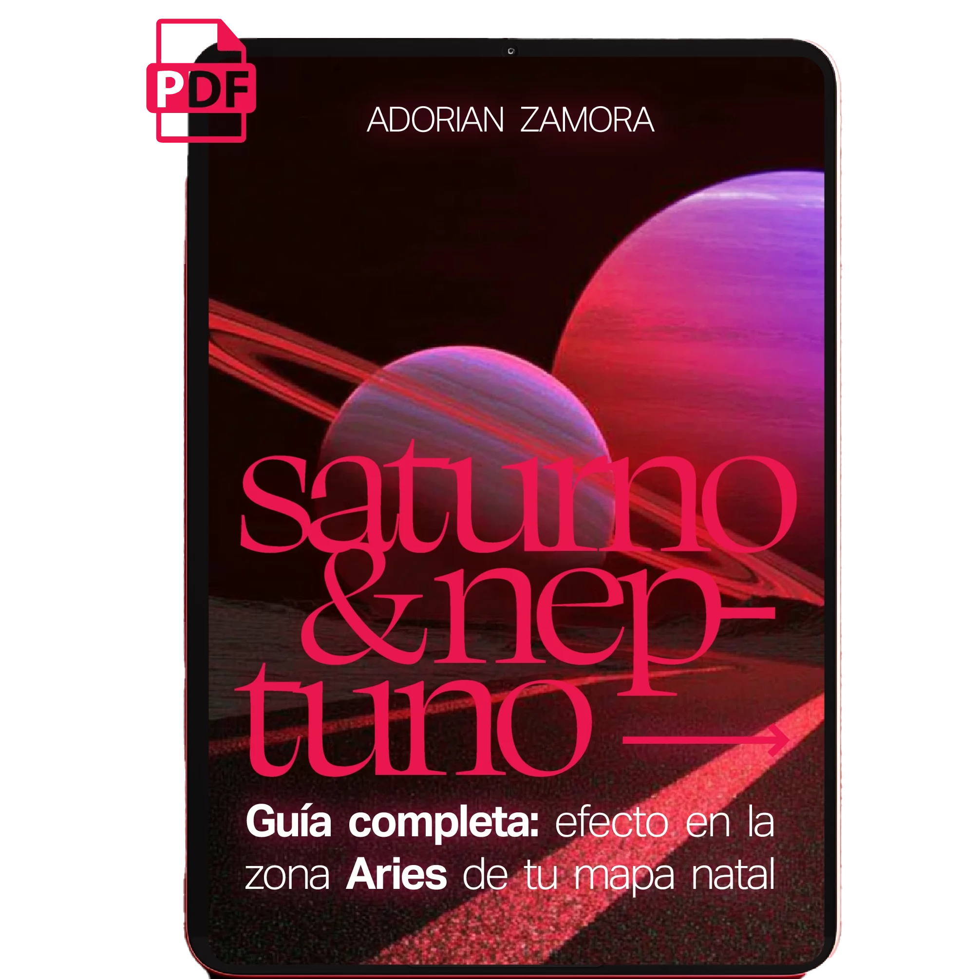 guia saturno-neptuno en aries tocando planetas y casas