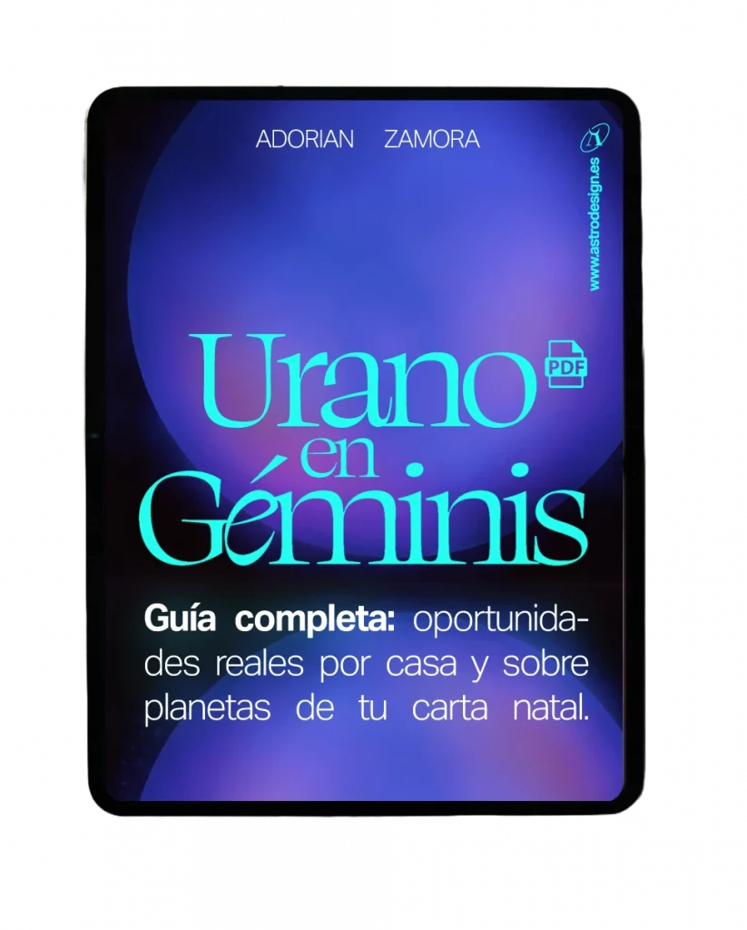 Guía completa de Urano en Géminis sobre tu carta natal, en PDF