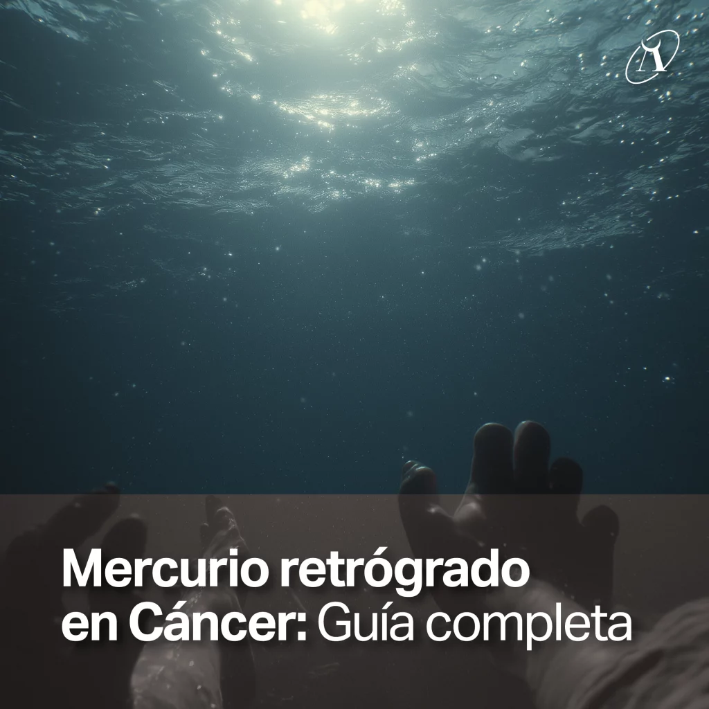 Mercurio retrógrado en Cáncer (2026): cuando la mente baja al corazón