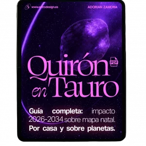 Horóscopo completo de Quirón en Tauro sobre tu carta astral – Guía PDF