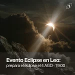 Eclipse total de Sol en Leo · preparación del evento en directo · AstroDeSign