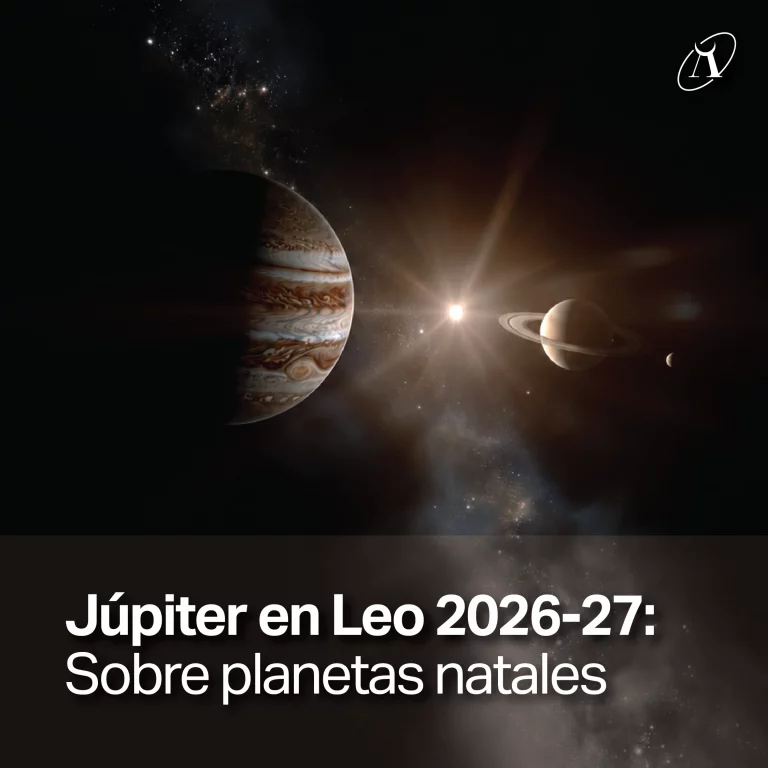 J&uacute;piter en Leo sobre tus puntos natales